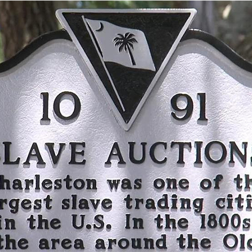 Charleston Slave Auction Board